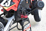 For 1/4 Losi Promoto Bike FOOT PEGS SET Metal Upgrade #MX014 -BLACK-