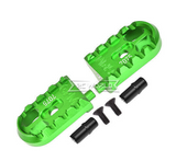 For 1/4 Losi Promoto Bike FOOT PEGS SET Metal Upgrade #MX014 -GREEN-