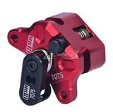 For 1/4 Losi Promoto Bike FRONT BRAKE DISK CALIPER Metal Upgrade #MX2035 -RED-