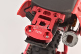 For 1/4 Losi Promoto Bike REAR FENDER MOUNT Metal Upgrade #MX330 -RED-