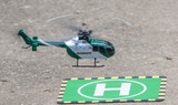 Hero Copter RC Helicopter CANOPY BODY SHELL -COAST GUARD-