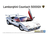 Aoshima 1/24 1985 LAMBORGHINI Countach 5000QV Plastic Model Kit