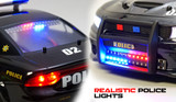 1/10  LED Scanner POLICE LIGHT BAR Knight Rider Light Bar RED/BLUE