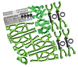 GPM For Traxxas X-Maxx METAL UPGRADE SET Arms, Knuckles, Hubs #TXM100 -GREEN-