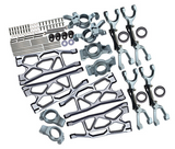 GPM For Traxxas X-Maxx METAL UPGRADE SET Arms, Knuckles, Hubs #TXM100 -GUN METAL-