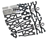 GPM For Traxxas X-Maxx METAL UPGRADE SET Arms, Knuckles, Hubs #TXM100 -BLACK-