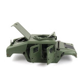 HG RC HUMMER H1 Humvee Military Hard Body Shell -FINISHED- *GREEN*