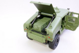 HG RC HUMMER H1 Humvee Military Hard Body Shell -FINISHED- *GREEN*