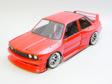 RC 1/10 Body Shell BMW E30 M3 W/ Wide Fender *RED*