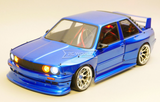 RC 1/10 Body Shell BMW E30 M3 W/ Wide Fender *BLUE*