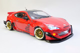 RC 1/10 TOYOTA 86 LB Pandem Wide Body W/ LED * RTR* -RED-