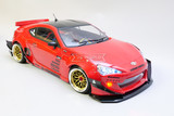 RC 1/10 TOYOTA 86 LB Pandem Wide Body W/ LED * RTR* -RED-