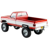 FMS 1/18 CHEVY K10 Body Shell -BLACK/RED-