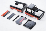 FMS 1/18 CHEVY K10 Body Shell -BLACK/RED-