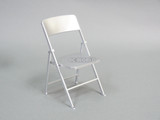 1/6 Scale FOLDING CHAIR SILVER