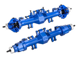 For Losi 1/18 Front + Rear METAL AXLES LMT Monster Truck #LMTM1213KIT *BLUE*