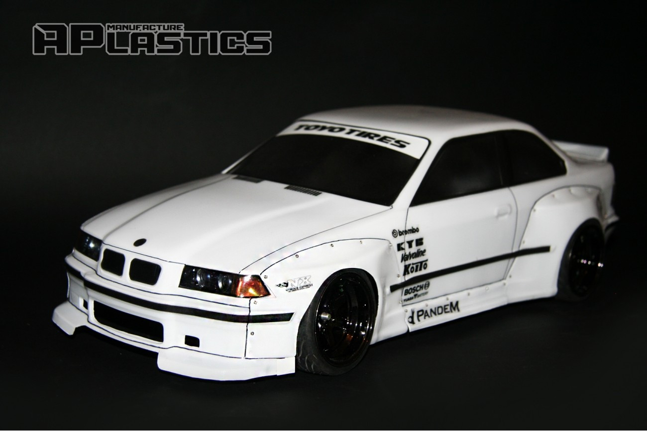 1/10 Body Shell BMW E36 M3 Body Kit 200mm *Clear*