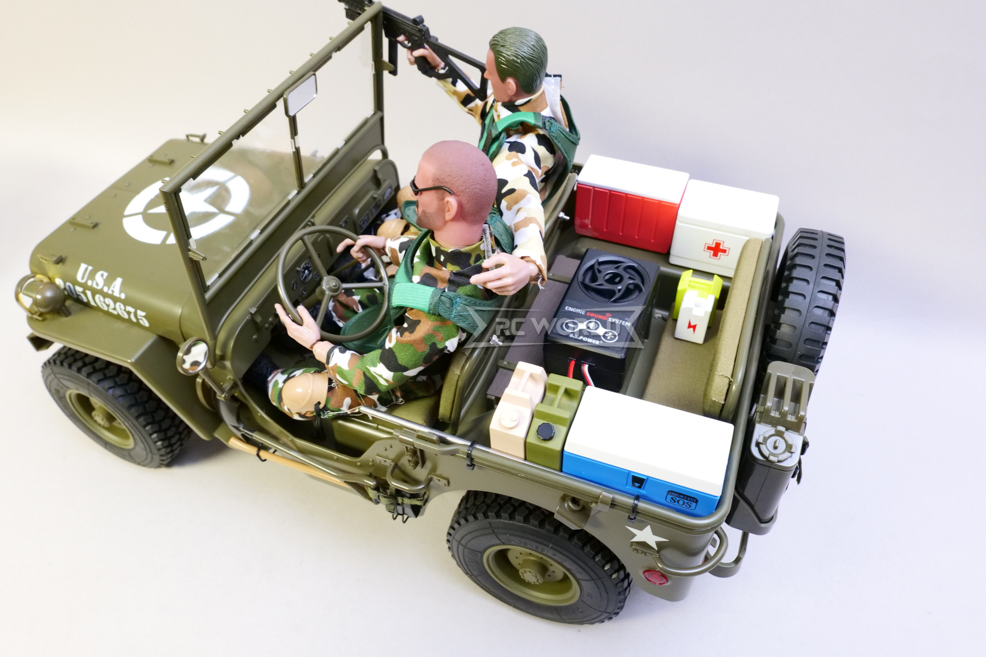 Guidatore In Miniatura Scala 1:10 Per Rock Crawler RC - Accessorio Realistico