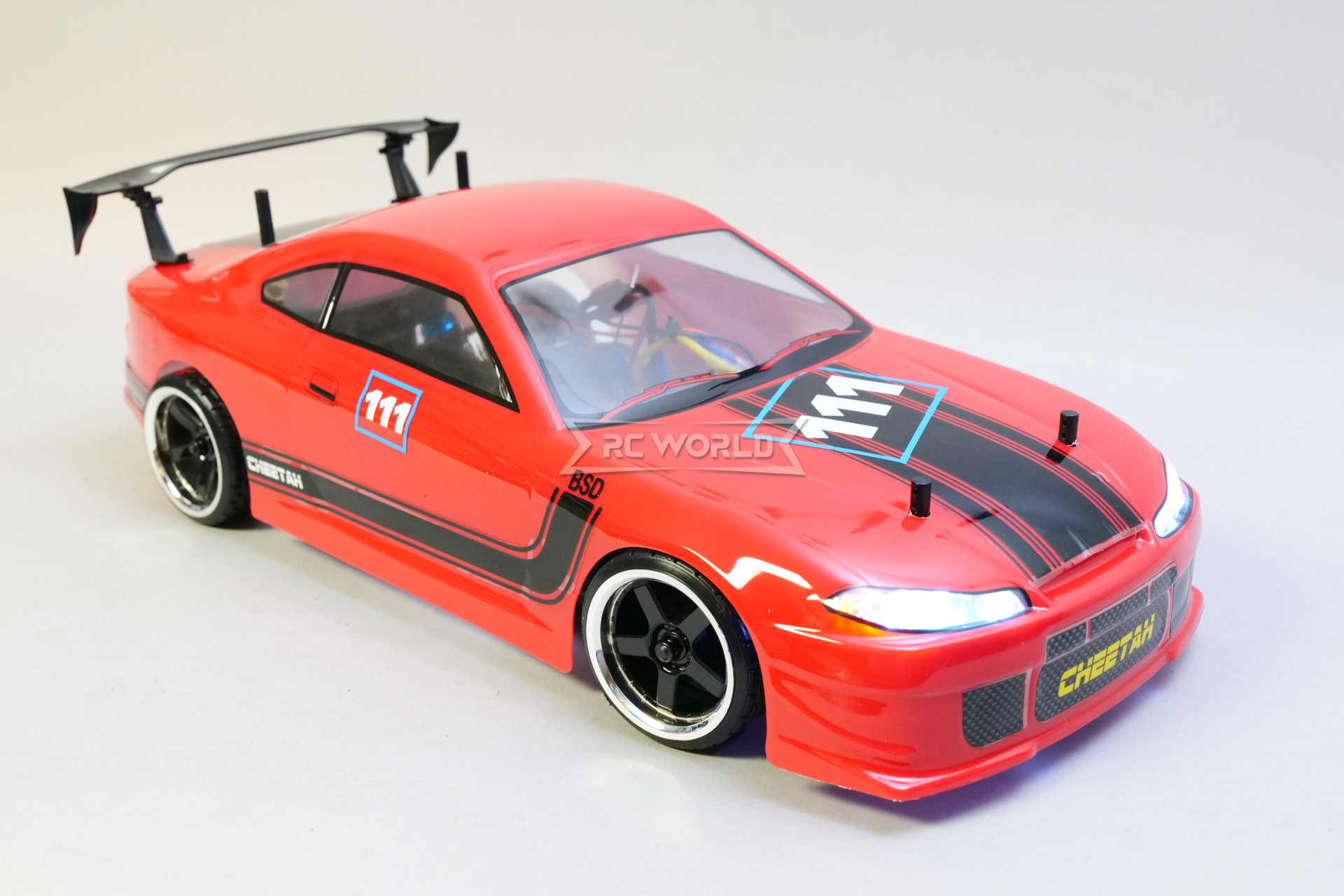 Custom RC 1/10 Drift Nissan Skyline R32 GT-R Drift Car RTR W/ LED
