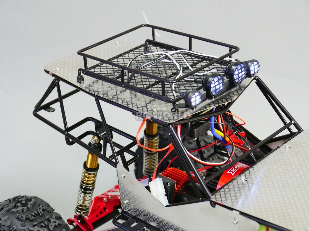 Custom AXIAL All METAL ROCK CRAWLER Bomber Wraith 2.2 Crawler 8.4V *RTR ...