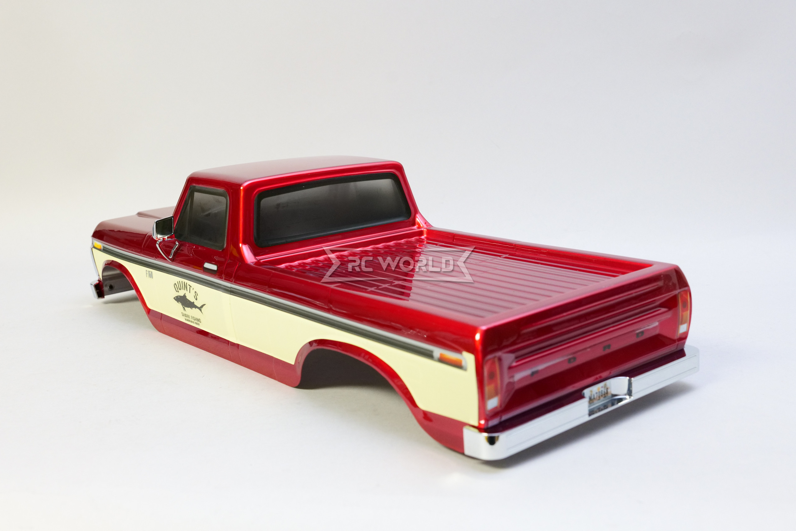 RC 1/10 FORD F250 Pick Up BODY Shell w/ Light Buckets -CLEAR-