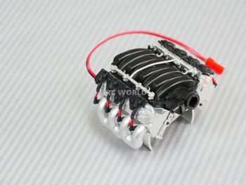 1/10 Scale V8 ENGINE Motor Cooling Fan Sensor 