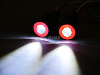 Red LED Lights Halo Headlights