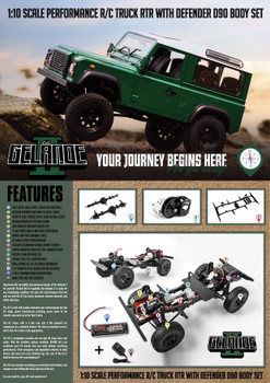 1/10 Land Rover Defender D90 W/Finished Body RTR 1/10 Land Rover Defender D90 W/Finished Body RTR