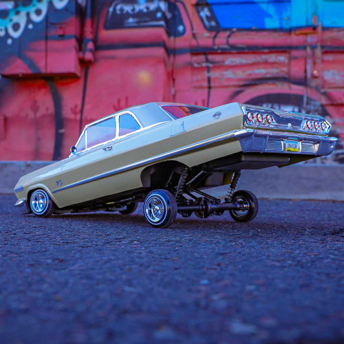 Chevy Rst Low Rider RC 1/10 Low Rider 1963 CHEVY IMPALA Hopping - RTR - *RED*