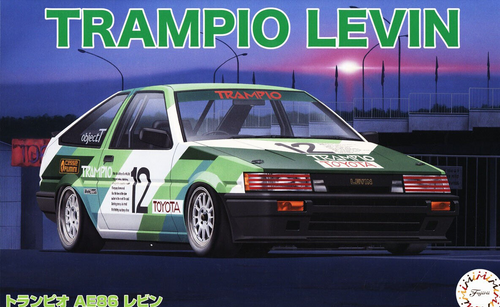 Fujimi 1/24 TOYOTA TRAMPIO AE86 Levin Plastic Model Kit