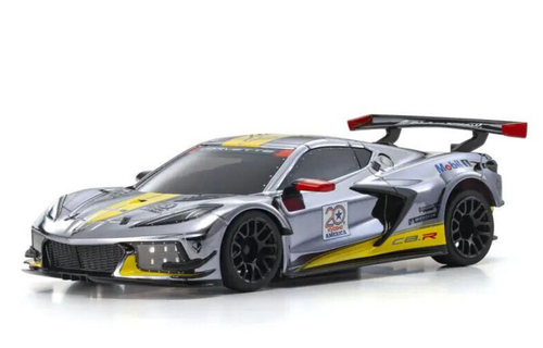 Kyosho RC Mini Z CHEVY CORVETTE C8R RWD 20TH -RTR- *Chrome/Yellow* #32356CRY Kyosho RC Mini Z CHEVY CORVETTE C8R RWD 20TH -RTR- *Chrome/Yellow* #32356CRY