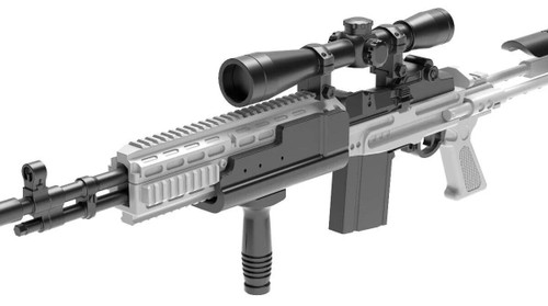 Tomytec Little Armory LA062 M14EBR-RI - Kit De Modelo De Plástico Tipo 1/12 310976