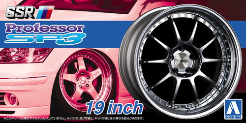 Aoshima 1/24 SSR EXECUTOR CV01 19inch Model Wheel Set