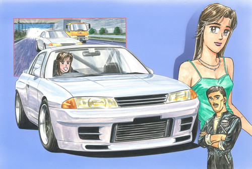 REMINISCENCEパンフレット POPRACE 1:64 SKYLINE GT-R V8 DRIFT (HAKOSUKA) ADVAN PR640081