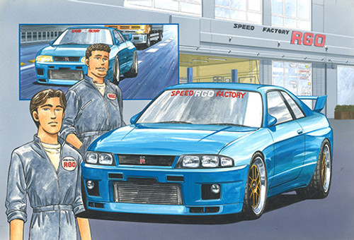 REMINISCENCEパンフレット POPRACE 1:64 SKYLINE GT-R V8 DRIFT (HAKOSUKA) ADVAN PR640081
