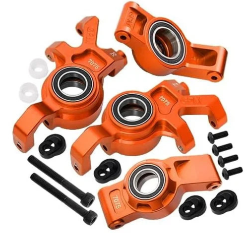GPM For Traxxas OVERSIZE STEERING HUBS For 1/5 X MAXX / XRT #TXM2122N -ORANGE-