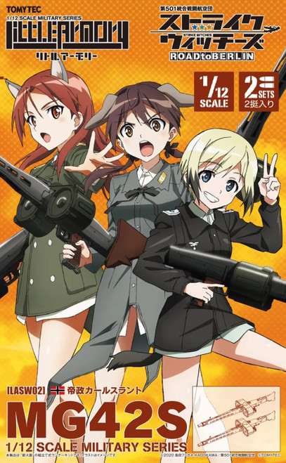 TomyTec Little Armory 1/12 AUTO LASW04 Strike Witches RTB Plastic Model Kit