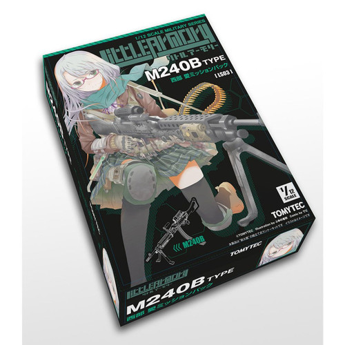 TomyTec Little Armory 1/12 M240 AI NISHIBE Mission Pack Model Kit