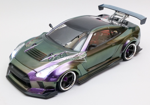 RC 1/10 NISSAN SKYLINE GTR LB Liberty Walk AWD Drift Car w/LED -RTR- IRIDESCENCE RC 1/10 NISSAN SKYLINE GTR LB Liberty Walk AWD Drift Car w/LED -RTR- IRIDESCENCE