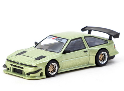Tarmac 1/64 Diecast TOYOTA SPRINTER TRUENO AE86 Widebody -GREEN-