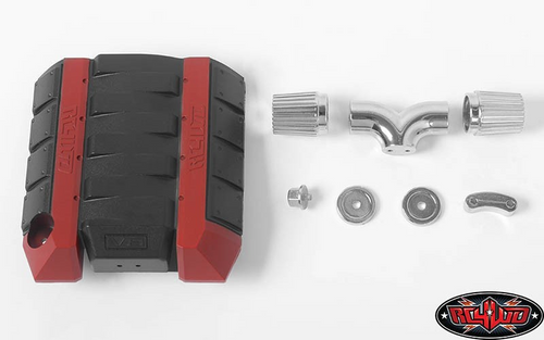 RC4WD 1/10 V8 ENGINE COVER W/ Metal Intake For R3 Transmission #Z-S1749