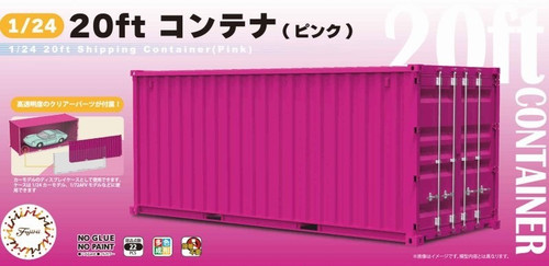 Fujimi 1/24 SHIPPING CONTAINER 20FT Plastic Model Kit -PINK-

