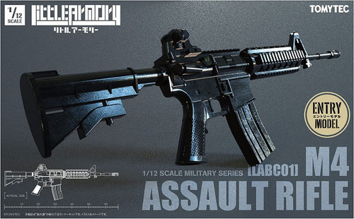 TomyTec Little Armory 1/12 M4 ASSAULT RIFLE LABC01 Plastic Model Kit