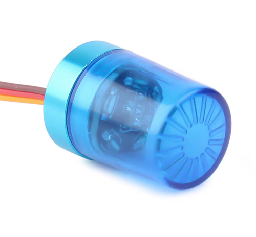 RC 1/10 Flashing LED Beacon LIGHT Police EMS Roof Top *LARGE* -BLUE-