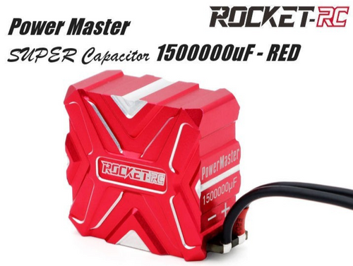 Rocket SUPER CAPACITOR Storage Master For Brushless Motors -RED-
