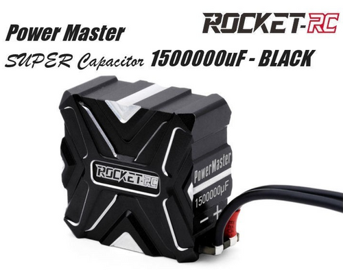 Rocket SUPER CAPACITOR Storage Master For Brushless Motors -BLACK-
