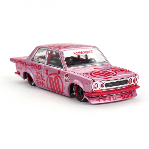 Mini GT KAIDO 1/64 DATSUN 510 Nismo Street Die Cast Model - WHITE-