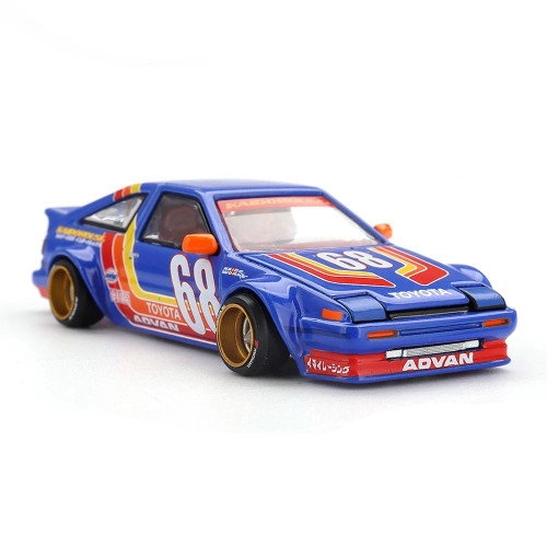 Mini GT KAIDO 1/64 TOYOTA SPRINTER TRUENO Die Cast Model *BLUE*