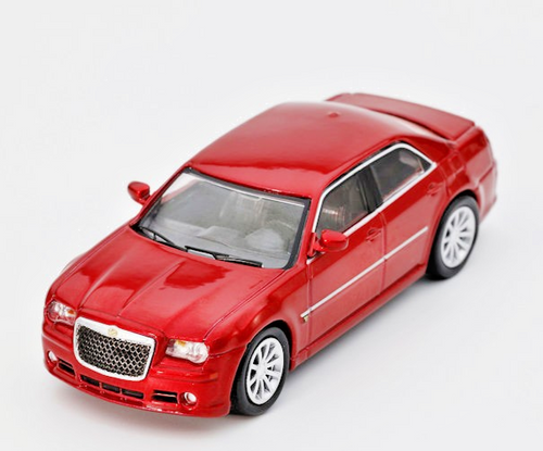 1/64 CHRYSLER 300C SRT86 Die Cast Car-RED-
