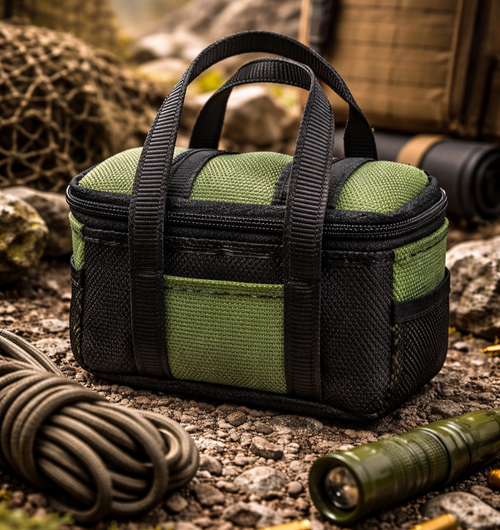 RC 1/8 Scale CARGO BAG Scale Accessories -GREEN-